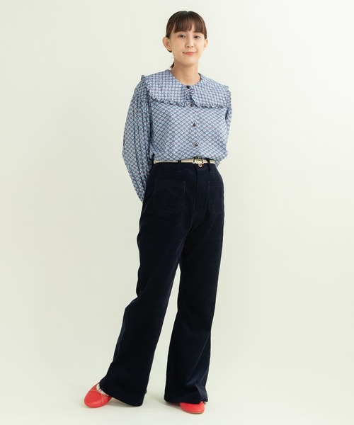 CHILD WOMAN（チャイルドウーマン）の「14Wコーデュロイ フレアパンツ（その他パンツ・レディース・ブラウン/ネイビー・36/38）」の13枚目の写真