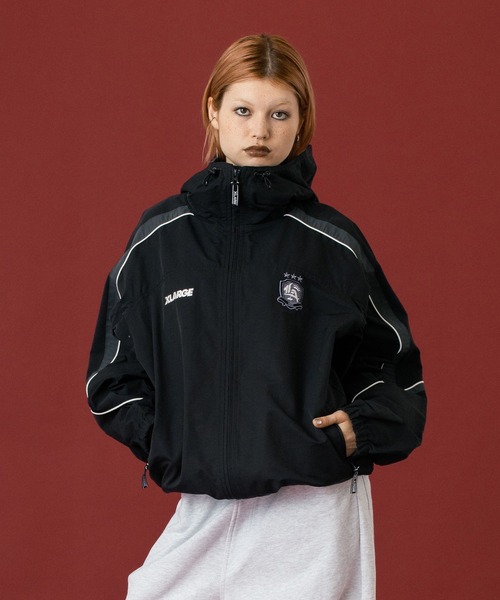 XLARGE ブラック ナイロンジャケット M XLARGE 全2色 エクストララージ ナイロンジャケット NYLON