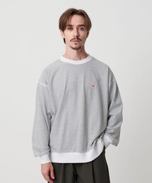 DANTON | ＜DANTON＞クルーネック ボーダー スウェット Tシャツ(Tシャツ/カットソー)