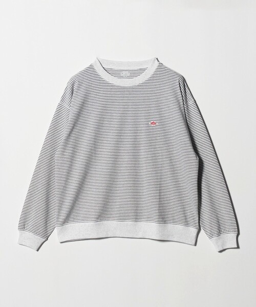 DANTON スウェット Mサイズ　新品 DANTON＞クルーネック ボーダー スウェット Tシャツ（Tシャツ