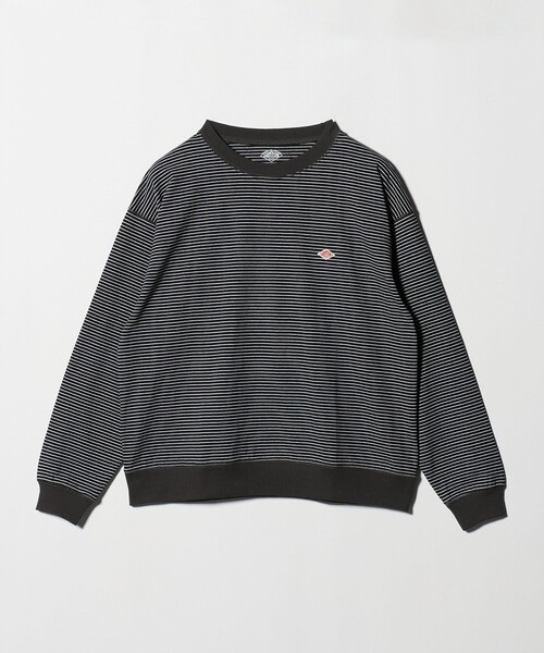 DANTON（ダントン）の「＜DANTON＞クルーネック ボーダー スウェット Tシャツ（Tシャツ/カットソー・メンズ・ライトグレー/ブラック・M/L/XL）」の16枚目の写真