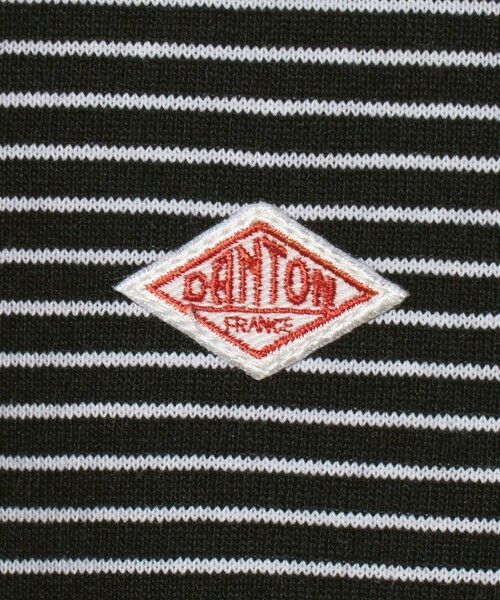 DANTON（ダントン）の「＜DANTON＞クルーネック ボーダー スウェット Tシャツ（Tシャツ/カットソー・メンズ・ライトグレー/ブラック・M/L/XL）」の19枚目の写真