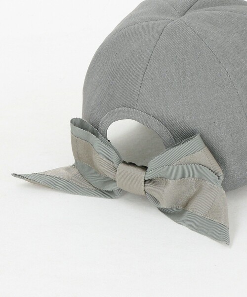 Athena New York（アシーナニューヨーク）の「＜Athena New York＞BECKY RBN DNM キャップ（キャップ・レディース・ブラック/ライトグレー・FREE）」の8枚目の写真