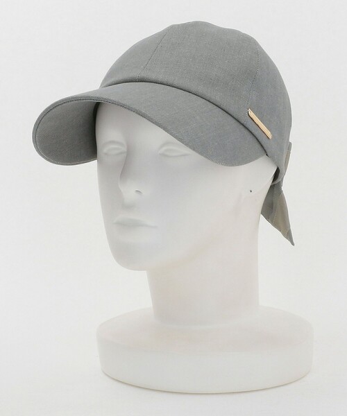 【新品】 アシーナニューヨーク ベッキー キャップ　Sky Greyベージュ セール】＜Athena New York＞BECKY RBN DNM キャップ（キャップ