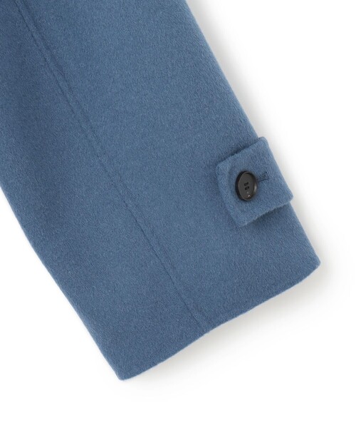 WoolRever ステンカラーコート ブルーグレー 0サイズ アイシービー ICB WoolRever ステンカラーコート （ブルーグレー系
