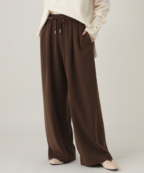 Elura(エルーラ)の「ドロストワイドパンツ<低身長サイズあり>/598141(その他パンツ・レディース・ダークブラウン/ダークネイビー・LARGE/MEDIUM/FREE(S))」の12枚目の写真