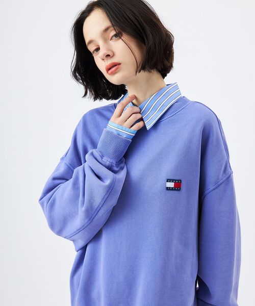 tommy jeans（トミー ジーンズ）の「90Sニュークラッシッククルーネックスウェットシャツ（スウェット・メンズ・スカイブルー/グレー/アイボリー・LARGE/MEDIUM/X-LARGE/SMALL）」の11枚目の写真