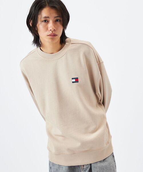 tommy jeans（トミー ジーンズ）の「90Sニュークラッシッククルーネックスウェットシャツ（スウェット・メンズ・スカイブルー/グレー/アイボリー・LARGE/MEDIUM/X-LARGE/SMALL）」の19枚目の写真