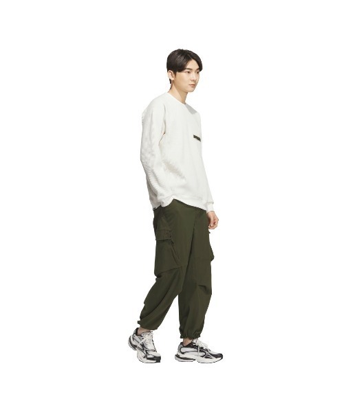 adidas(アディダス)の「アディダス adidas シティエスケープ ルーズフィット フルレングス ストレッチヘム カーゴパンツ(カーゴパンツ・メンズ・カーキ/ブラック・S/M/L/LL/3L)」の11枚目の写真
