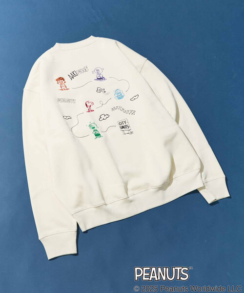 FREAK’S STORE×PEANUTS/ピーナッツ 別注 刺繍スウェット セール】別注 PEANUTS/ピーナッツ バック 全刺繍 スウェット