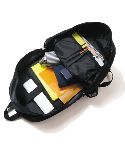 BEN DAVIS（ベンデイビス）の「《BEN DAVIS》LIGHT-WEIGHT DAYPACK 33L（バックパック/リュック・メンズ・ブラック×グリーン/ブラック×レッド/ブラック×ホワイト・FREE）」の5枚目の写真