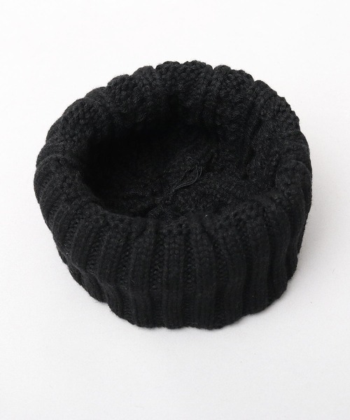 Mr.COVER（ミスターカバー）の「日本製 ウール混アクリル 編み替え ケーブル編み ロールキャップ ニット帽（ニットキャップ/ビーニー・メンズ・グレー/ネイビー/マスタード/カーキ/ブラック・FREE）」の19枚目の写真