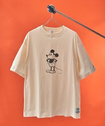 【DISCUS】DISCUS×MICKEY MOUSE DisneyコラボレーションTシャツ MNY