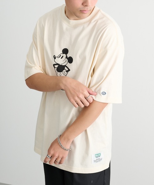 DISCUS(ディスカス)の「【DISCUS】DISCUS×MICKEY MOUSE DisneyコラボレーションTシャツ MNY(Tシャツ/カットソー・メンズ・ホワイト/ブラック系1/ブラック/ホワイト系1・L/M)」の18枚目の写真