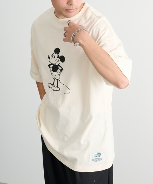 DISCUS(ディスカス)の「【DISCUS】DISCUS×MICKEY MOUSE DisneyコラボレーションTシャツ MNY(Tシャツ/カットソー・メンズ・ホワイト/ブラック系1/ブラック/ホワイト系1・L/M)」の19枚目の写真