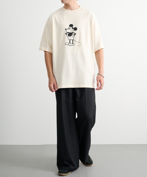 DISCUS(ディスカス)の「【DISCUS】DISCUS×MICKEY MOUSE DisneyコラボレーションTシャツ MNY(Tシャツ/カットソー・メンズ・ホワイト/ブラック系1/ブラック/ホワイト系1・L/M)」の22枚目の写真