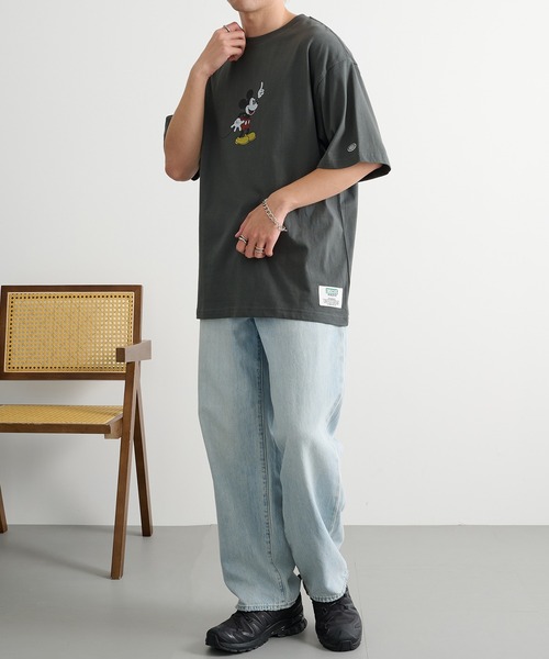 DISCUS(ディスカス)の「【DISCUS】DISCUS×MICKEY MOUSE DisneyコラボレーションTシャツ MNY(Tシャツ/カットソー・メンズ・ホワイト/ブラック系1/ブラック/ホワイト系1・L/M)」の10枚目の写真