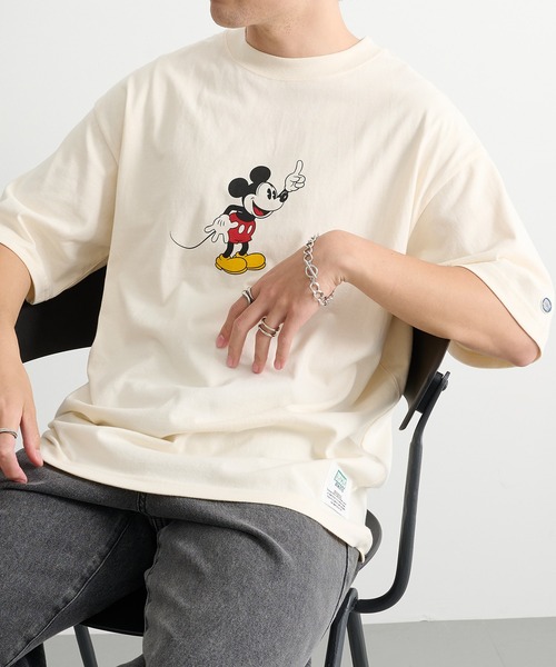 DISCUS(ディスカス)の「【DISCUS】DISCUS×MICKEY MOUSE DisneyコラボレーションTシャツ MNY(Tシャツ/カットソー・メンズ・ホワイト/ブラック系1/ブラック/ホワイト系1・L/M)」の14枚目の写真