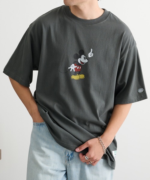 DISCUS(ディスカス)の「【DISCUS】DISCUS×MICKEY MOUSE DisneyコラボレーションTシャツ MNY(Tシャツ/カットソー・メンズ・ホワイト/ブラック系1/ブラック/ホワイト系1・L/M)」の16枚目の写真