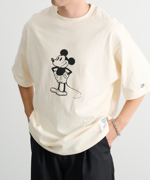 DISCUS(ディスカス)の「【DISCUS】DISCUS×MICKEY MOUSE DisneyコラボレーションTシャツ MNY(Tシャツ/カットソー・メンズ・ホワイト/ブラック系1/ブラック/ホワイト系1・L/M)」の17枚目の写真