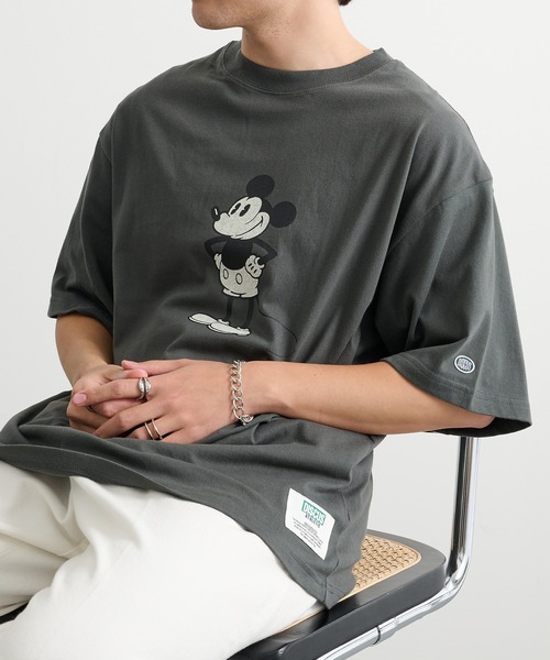 DISCUS(ディスカス)の「【DISCUS】DISCUS×MICKEY MOUSE DisneyコラボレーションTシャツ MNY(Tシャツ/カットソー・メンズ・ホワイト/ブラック系1/ブラック/ホワイト系1・L/M)」の15枚目の写真