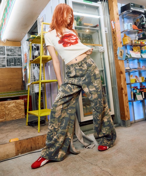 aclent アクレント　カモフラルーズタックJ/Wデニムパンツ ACLENT（アクレント）の「カモフラルーズタックJ/Wパンツ（その他