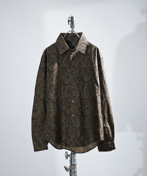 ZIP FIVE(ジップファイブ)の「Peter England 英国老舗ブランドシャツ ペイズリー柄(シャツ/ブラウス・メンズ・ブラック系/ホワイト系/グレー系/ネイビー系・MEDIUM/LARGE)」の5枚目の写真