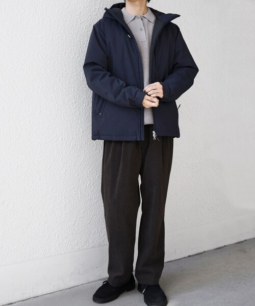 WEB限定】SHIPS any:〈手洗い可能/撥水〉ウールライク