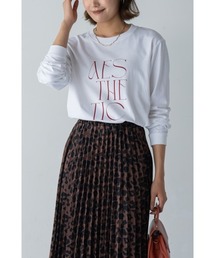 M.deux | リュクスレターロンＴ(Tシャツ/カットソー)