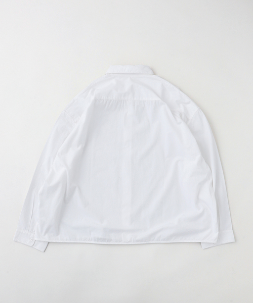 SEEALL（シーオール）の「SEEALL / シーオール REGULAR COLLAR SHIRTS（シャツ/ブラウス・メンズ・ブラック/ホワイト・48/46）」の3枚目の写真
