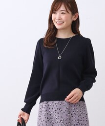 Reflect（リフレクト）の「【選べる8色／スカートにもパンツにも◎】ウール混ボートネックニット（ニット/セーター）」