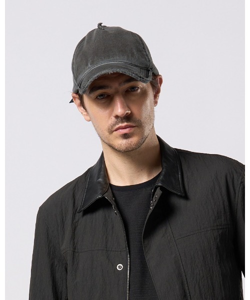 wjk(ダヴルジェイケイ)の「jersey B.B.cap(キャップ・メンズ・ブラック/チャコールグレー・FREE)」の11枚目の写真