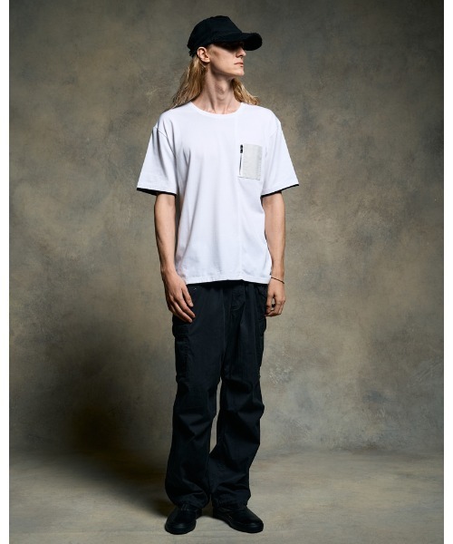 wjk(ダヴルジェイケイ)の「jersey B.B.cap(キャップ・メンズ・ブラック/チャコールグレー・FREE)」の17枚目の写真