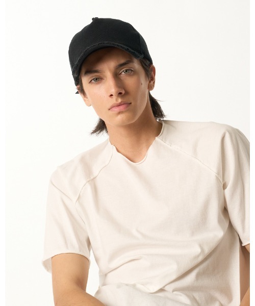 wjk(ダヴルジェイケイ)の「jersey B.B.cap(キャップ・メンズ・ブラック/チャコールグレー・FREE)」の7枚目の写真
