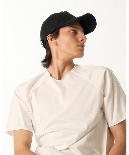 wjk(ダヴルジェイケイ)の「jersey B.B.cap(キャップ・メンズ・ブラック/チャコールグレー・FREE)」の9枚目の写真