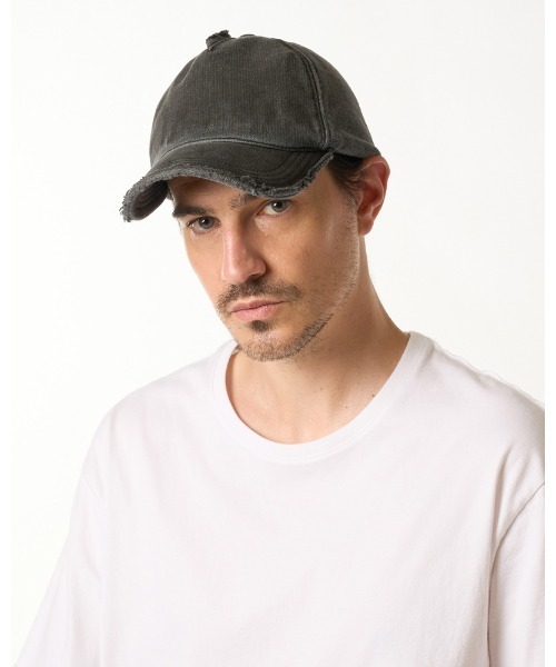 wjk(ダヴルジェイケイ)の「jersey B.B.cap(キャップ・メンズ・ブラック/チャコールグレー・FREE)」の14枚目の写真