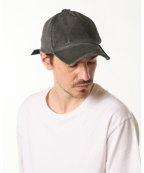 wjk(ダヴルジェイケイ)の「jersey B.B.cap(キャップ・メンズ・ブラック/チャコールグレー・FREE)」の15枚目の写真