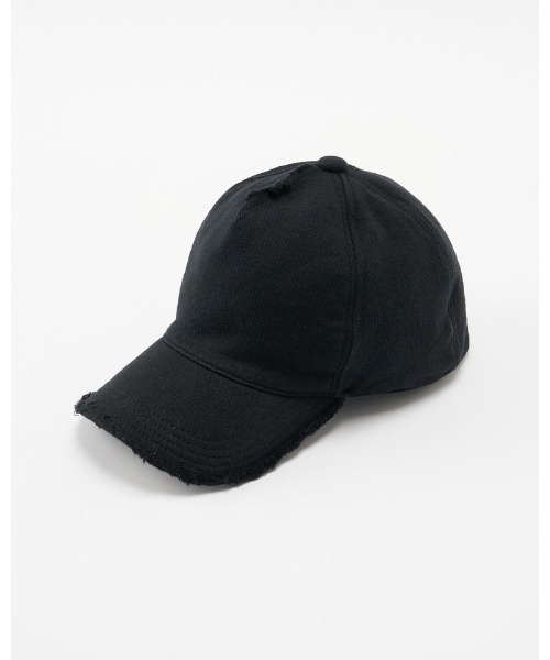 wjk(ダヴルジェイケイ)の「jersey B.B.cap(キャップ・メンズ・ブラック/チャコールグレー・FREE)」の3枚目の写真