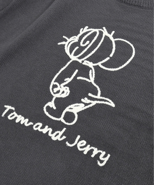 Tom＆Jerry（トムアンドジェリー）の「【neos】TOM&JERRY トムとジェリー ルーズシルエット ジャガード ファー 刺繍 ステッチ デザイン ニット セーター（ニット/セーター・メンズ・サックスブルー/ブラック系/ネイビー/ホワイト・MEDIUM/LARGE/X-LARGE）」の17枚目の写真