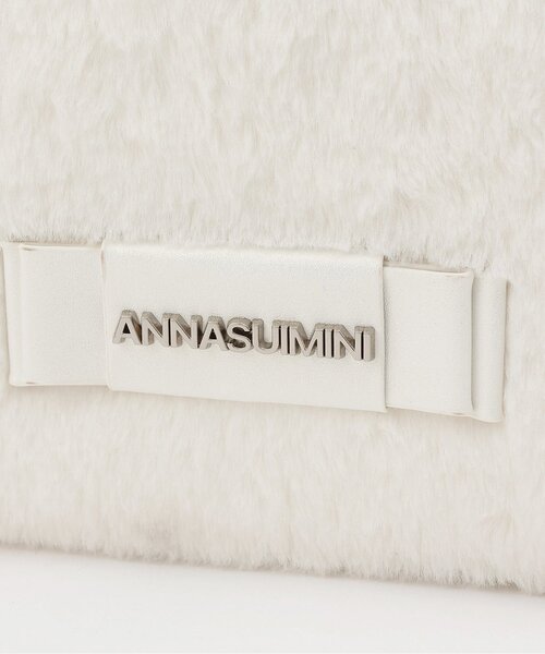 ANNA SUI mini(アナスイ・ミニ)の「フワフワネコファーショルダーバッグ(ショルダーバッグ・キッズ・ホワイト・F)」の4枚目の写真