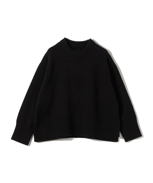 SHIPS Colors（シップス カラーズ）の「SHIPS Colors:〈手洗い可能〉フラッフィー クルーネック ニット◇（ニット/セーター・レディース・ナチュラル/ブルー/オレンジ/ダークブラウン/ピンク/ブラック・ONE SIZE）」の21枚目の写真