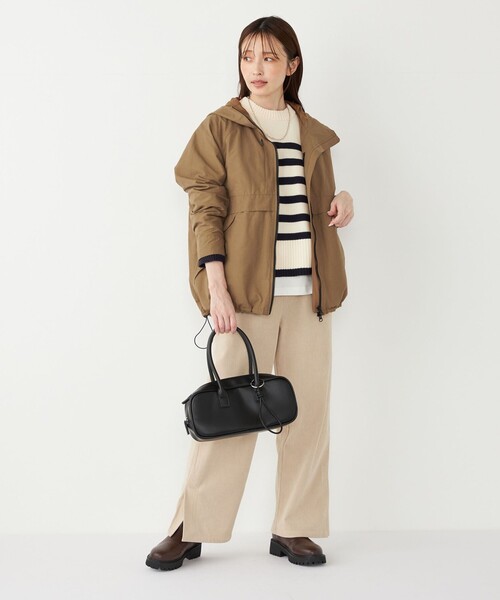 SHIPS Colors（シップス カラーズ）の「SHIPS Colors:〈手洗い可能〉フラッフィー クルーネック ニット◇（ニット/セーター・レディース・ナチュラル/ブルー/オレンジ/ダークブラウン/ピンク/ブラック・ONE SIZE）」の13枚目の写真