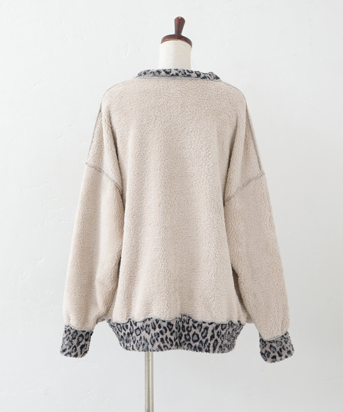JOURNAL STANDARD LUXE(ジャーナルスタンダード ラックス)の「ファーフリース Vネックカーディガン(カーディガン/ボレロ・レディース・アイボリー・FREE)」の20枚目の写真