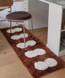Made in I(ChCAC)Modern twindot bedside rug mat(O/}bg)