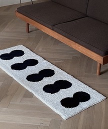 Made in I(ChCAC)Modern twindot bedside rug mat(O/}bg)