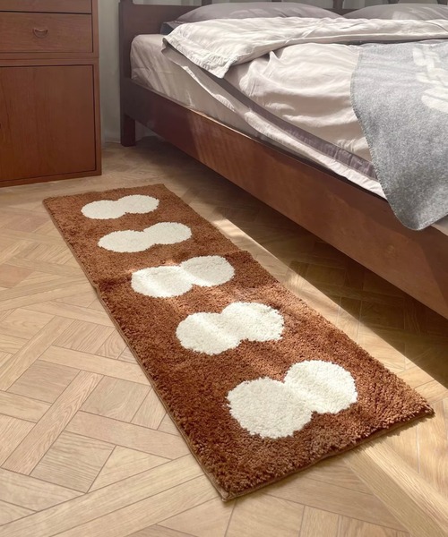 Modern twindot bedside rug mat（ラグ/マット）｜Made in I（メイド