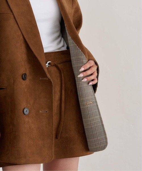 U by SPICK&SPAN（ユーバイスピックアンドスパン）の「《追加》リバーシブルオーバーダブルジャケット（その他アウター・レディース・キャメル・38/36）」の7枚目の写真