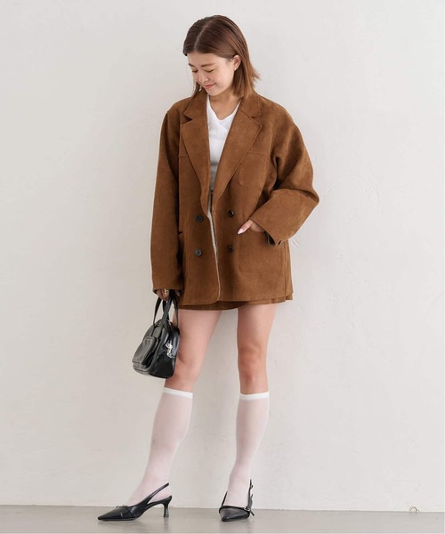 U by SPICK&SPAN（ユーバイスピックアンドスパン）の「《追加》リバーシブルオーバーダブルジャケット（その他アウター・レディース・キャメル・38/36）」の9枚目の写真