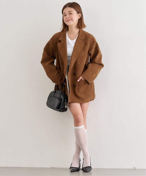 U by SPICK&SPAN（ユーバイスピックアンドスパン）の「《追加》リバーシブルオーバーダブルジャケット（その他アウター・レディース・キャメル・38/36）」の10枚目の写真