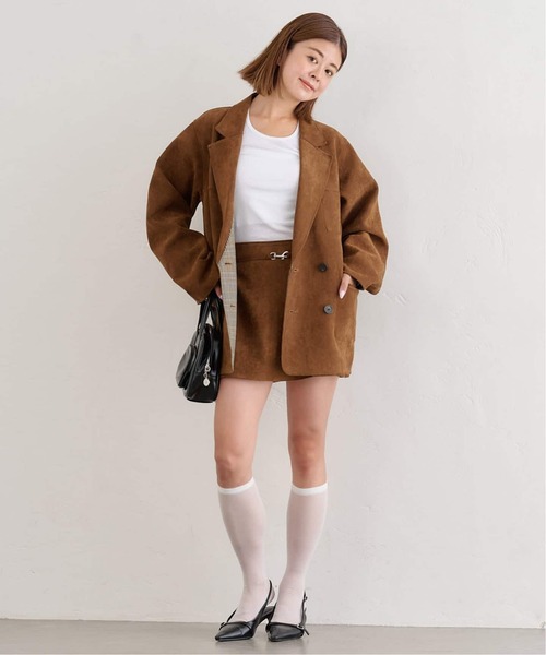 U by SPICK&SPAN（ユーバイスピックアンドスパン）の「《追加》リバーシブルオーバーダブルジャケット（その他アウター・レディース・キャメル・38/36）」の11枚目の写真